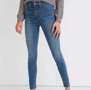 Madewell 10" High Rise Skinny Size 25P